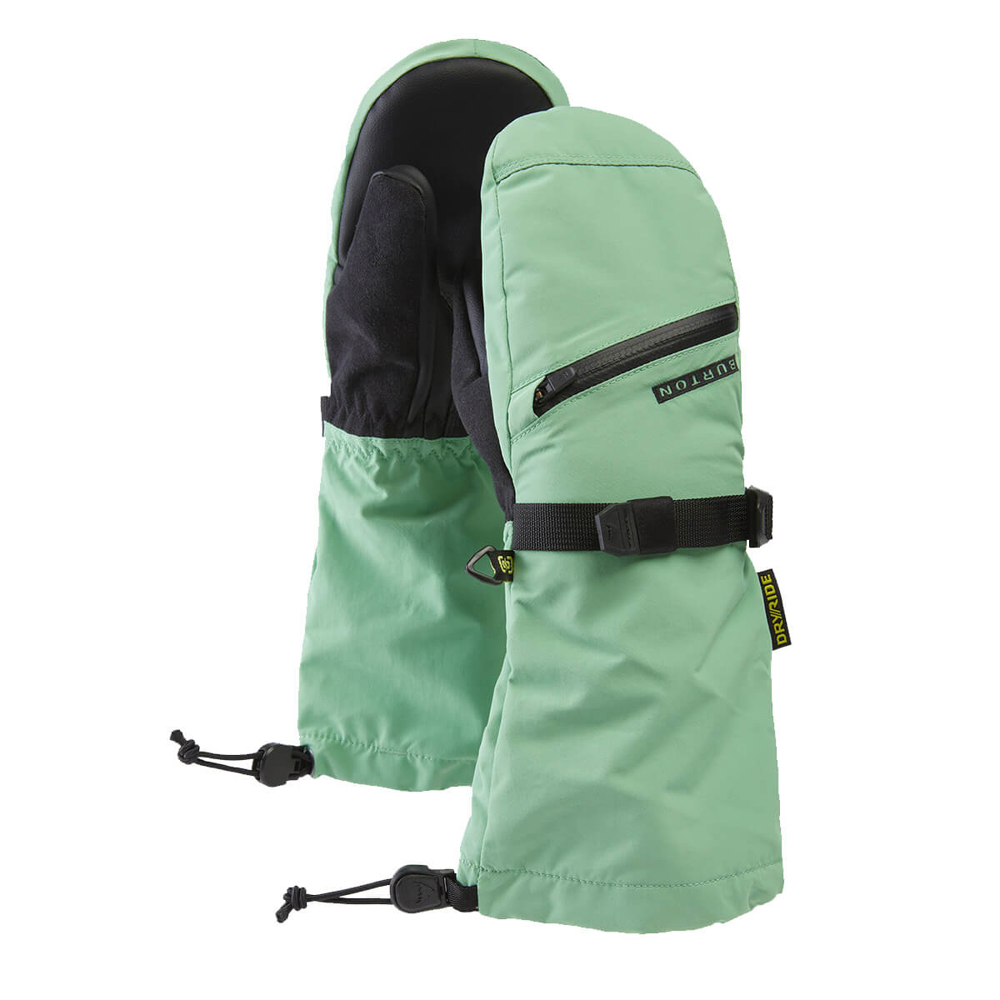 BURTON KIDS' VENT MITTENS SOFT SAGE L