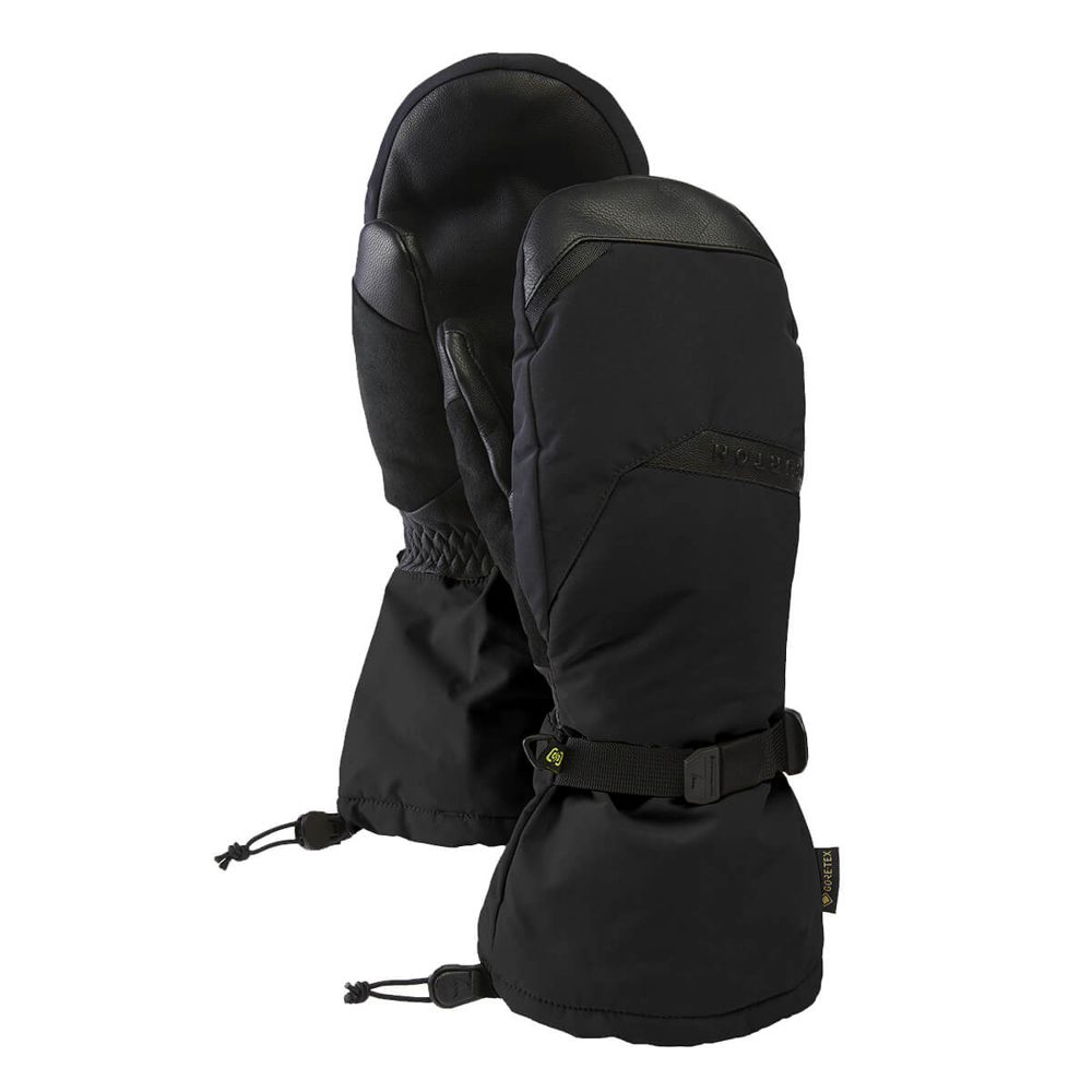 BURTON MEN'S GORE-TEX DELUXE MITTENS TRUE BLACK S