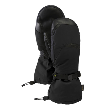 BURTON MEN'S GORE-TEX DELUXE MITTENS TRUE BLACK XS