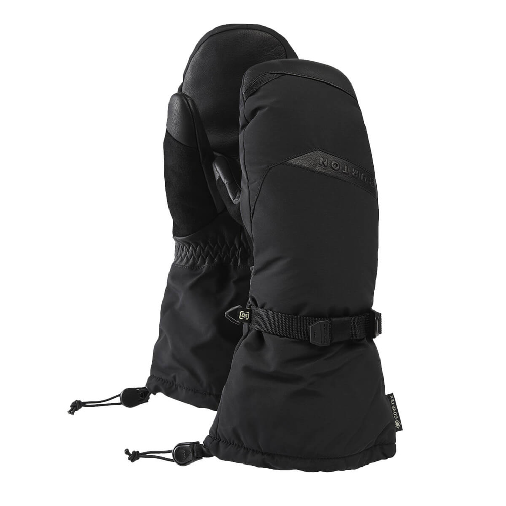 BURTON WOMEN'S GORE-TEX DELUXE MITTENS TRUE BLACK L