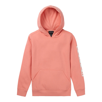 BURTON KIDS' ELITE PULLOVER HOODIE SUNRISE CORAL S