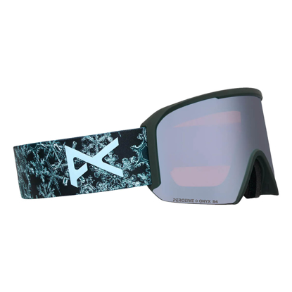 ANON NESA + BONUS LENS + MFI® FACE MASK SNOW FLURRY | SUNNY ONYX / CLOUDY BURST UNI