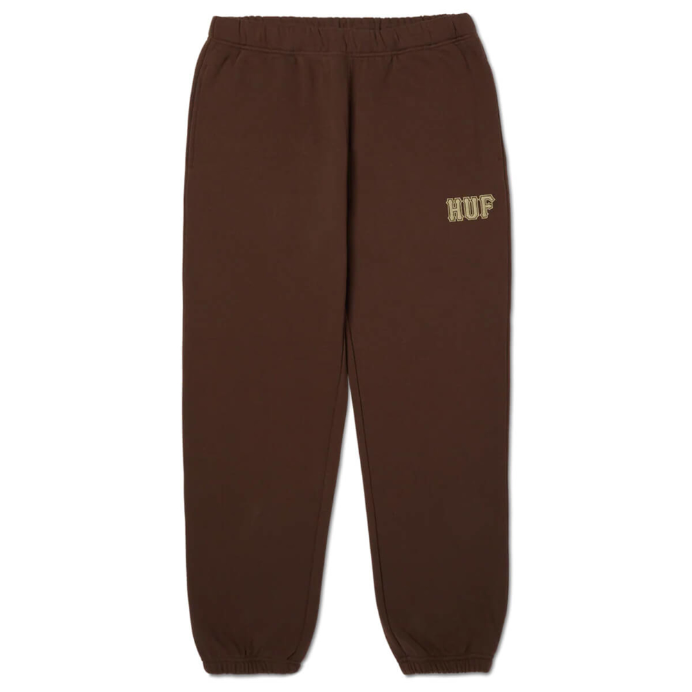 HUF CLASSIC LOGO FLEECE PANT CHOCOLATE M