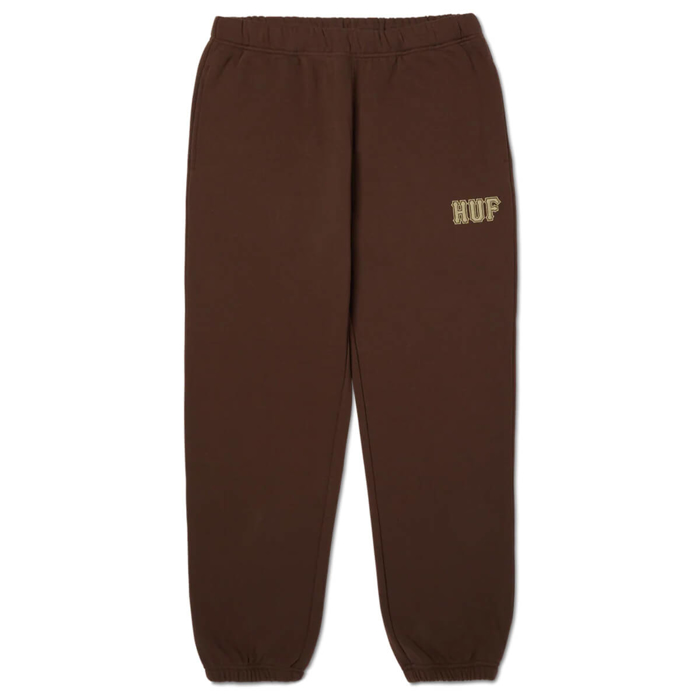 HUF CLASSIC LOGO FLEECE PANT CHOCOLATE M