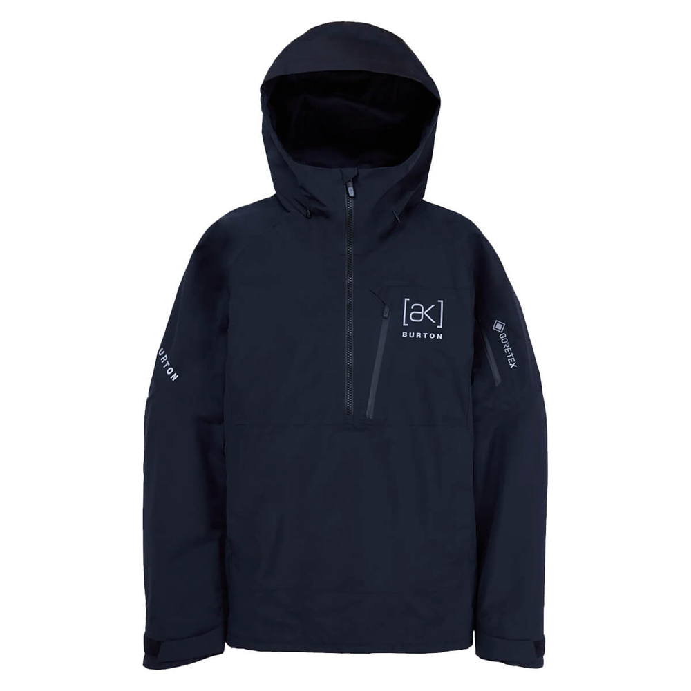 BURTON MEN'S [AK] VELOCITY GORE-TEX 2L ANORAK JACKET TRUE BLACK L