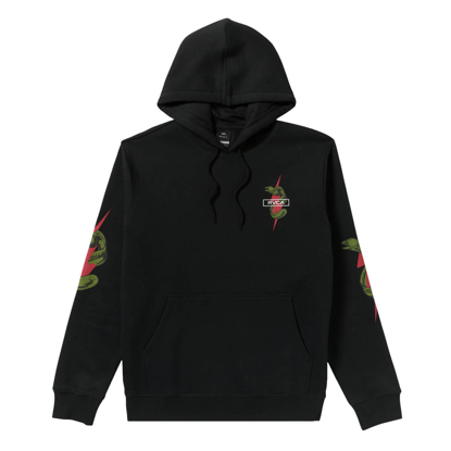 RVCA SHOCK SQUAD HOODIE BLACK L