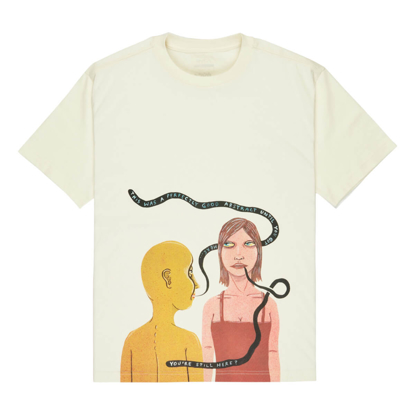 RVCA YOURE STILL HERE T-SHIRT ANTIQUE WHITE S