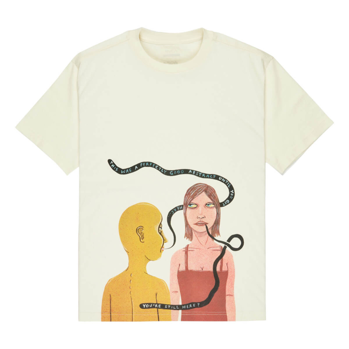 RVCA YOURE STILL HERE T-SHIRT ANTIQUE WHITE S