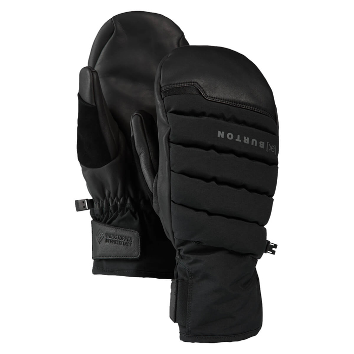 BURTON [AK] WINDSTOPPER OVEN MITTENS TRUE BLACK M