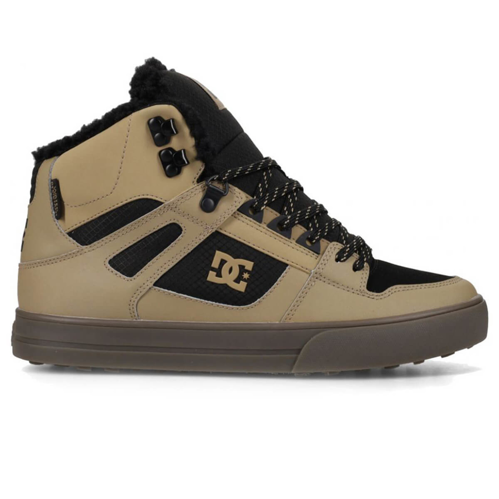 DC PURE HIGH TOP WC WNT TAN / BLACK 42