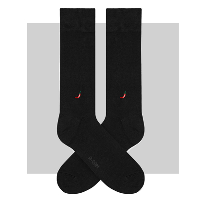 ADAM DRESS SOCKS BLACK PEPPER A-DAM BLACK 36-40