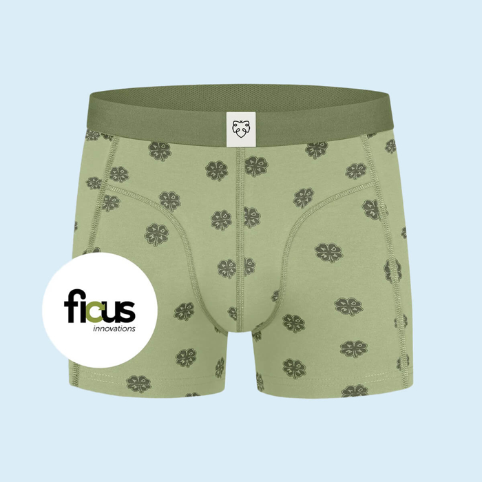 ADAM BOXER BRIEF SAGE LUCKY BOXER FOUR LEAF CLOVER S