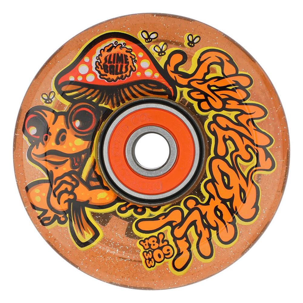 SLIME BALLS FROG TRIPS LIGHT UPS OG SLIME RED GLITTER 60MM 78A RED 60MM