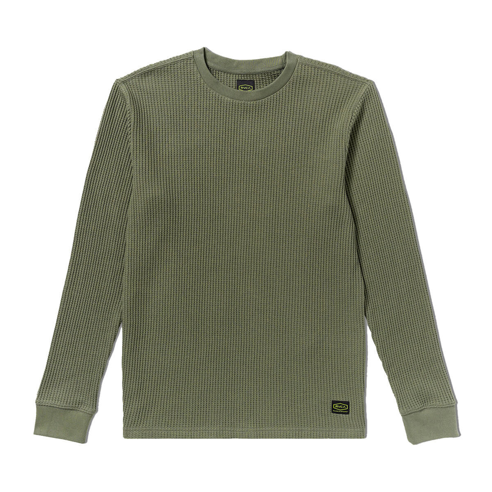 RVCA DAYSHIFT THERMAL LONG SLEEVE OLIVE XL