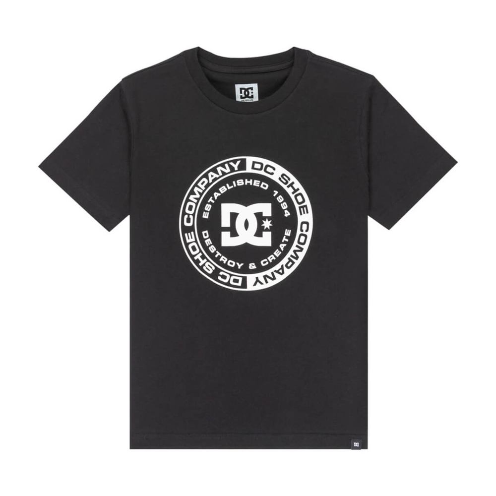 DC DC CORPO T-SHIRT BOY BLACK 10/S
