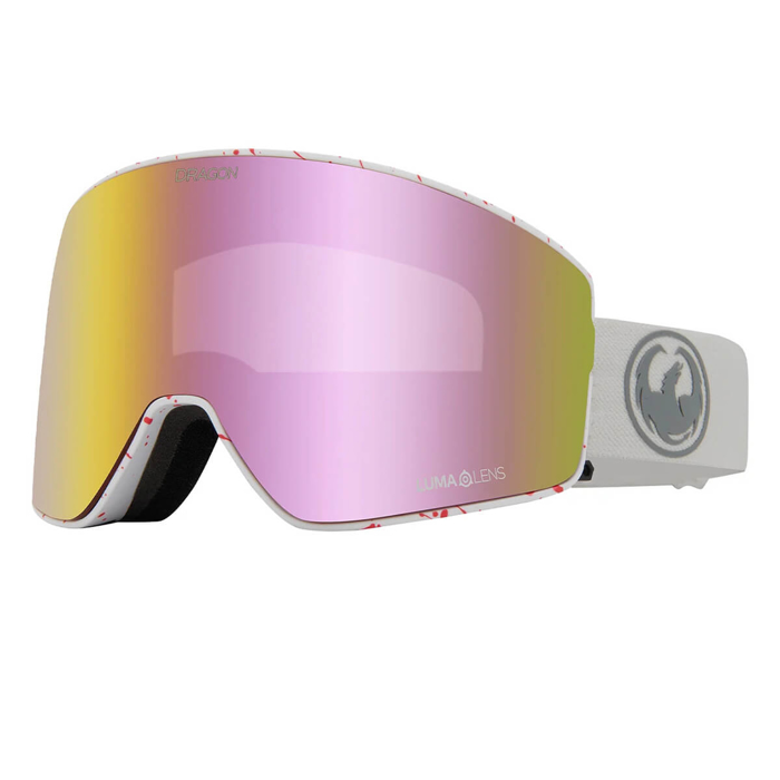 DRAGON PXV2 + BONUS LENS REUSED/LUMALENS PINK IONIZED +LUMALENS DARK SMOKE UNI