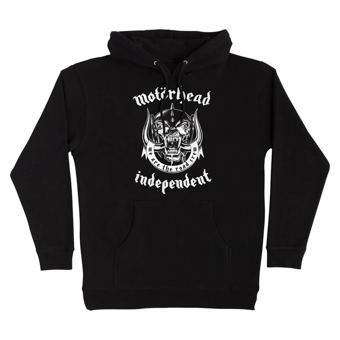 INDEPENDENT MOTÖRHEAD WARPIG HOODED HEAVYWEIGHT PULLOVER BLACK XL