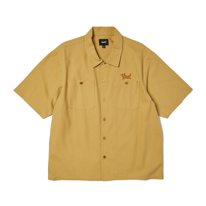 HUF FANTASIES WORK SHIRT TAN XL