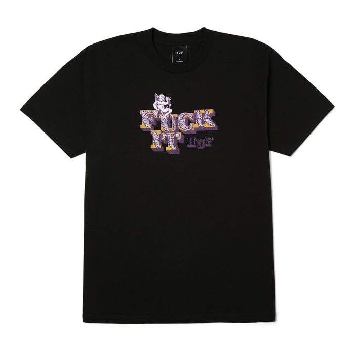 HUF DIVINE T-SHIRT BLACK S