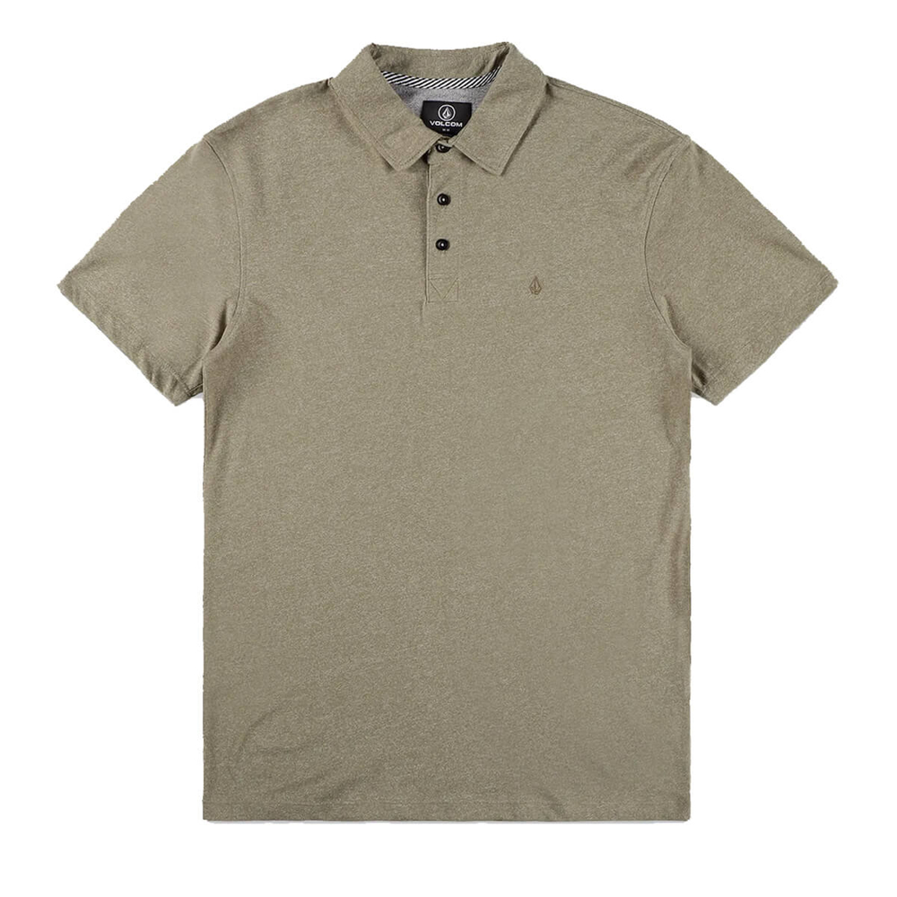 VOLCOM WOWZER POLO T-SHIRT THYME GREEN L
