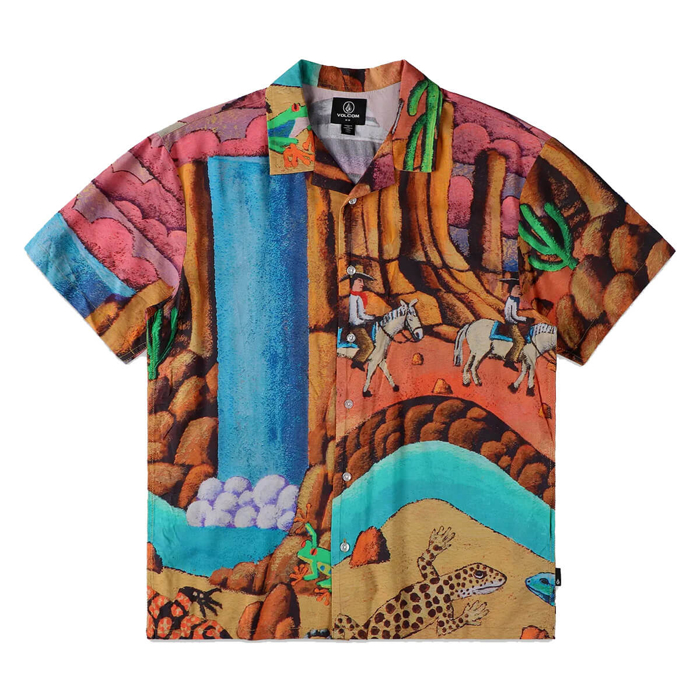 VOLCOM FA MICKEY MASON SHIRT MULTI L