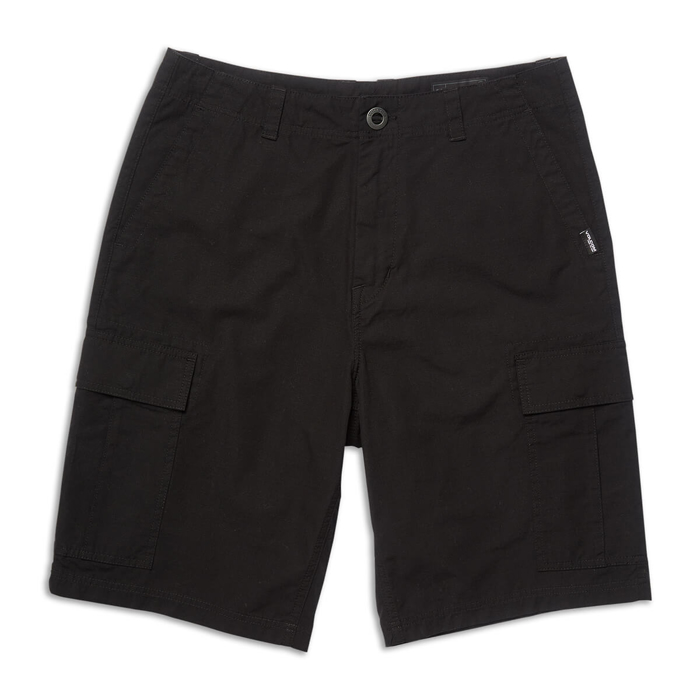 VOLCOM STRANGE TRIPPER CARGO SHORT 22" BLACK 28