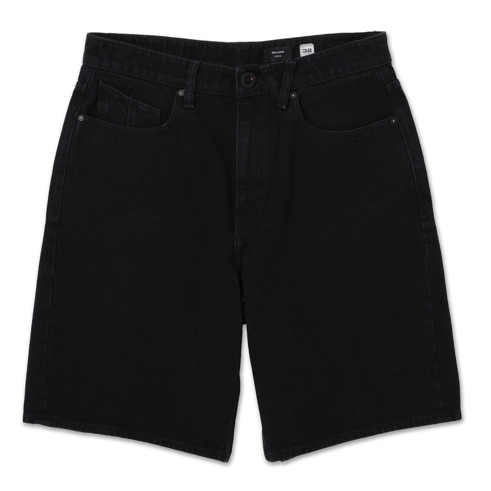 VOLCOM BILLOW DENIM SHORT 22" BLACK 30