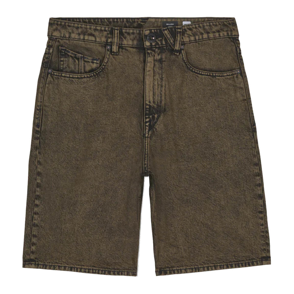 VOLCOM BILLOW DENIM SHORT 22" SAGE LEAF 32
