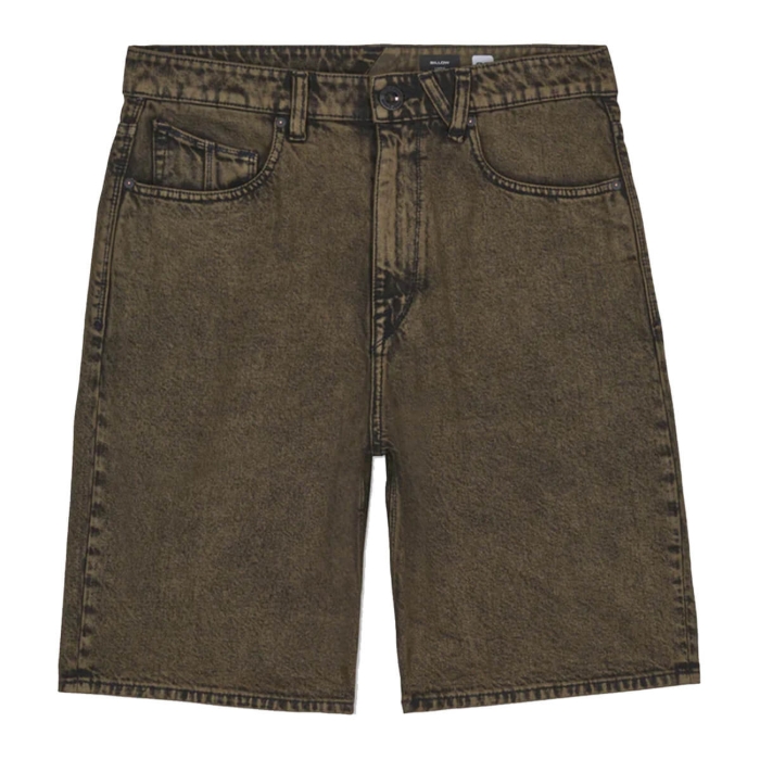 VOLCOM BILLOW DENIM SHORT 22" SAGE LEAF 34