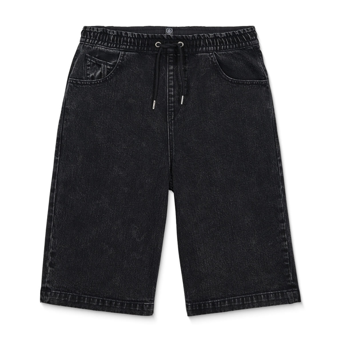 VOLCOM FREAZY LOOSE DENIM EW SHORT BLACKITY BLACK M