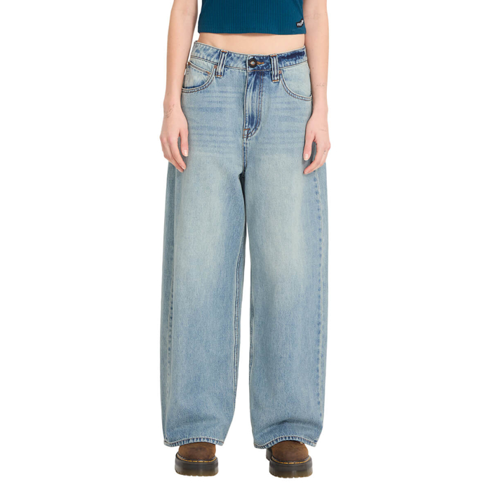 VOLCOM BEEGGY DENIM PANTS DUSTY BLUE WASH 28