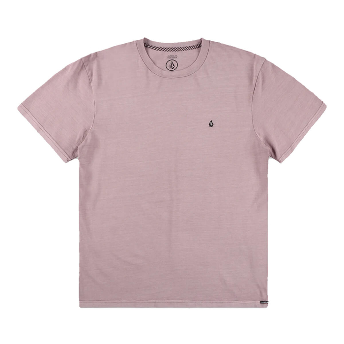 VOLCOM SOLID STONE EMB T-SHIRT BARK BROWN XL