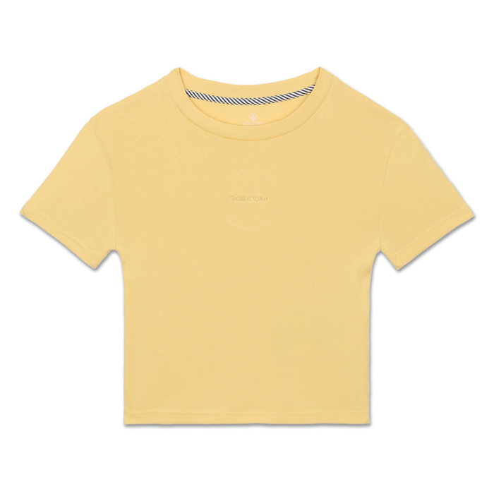 VOLCOM VOLCOMSTONE TIGHT CROP T-SHIRT SUNBURST M