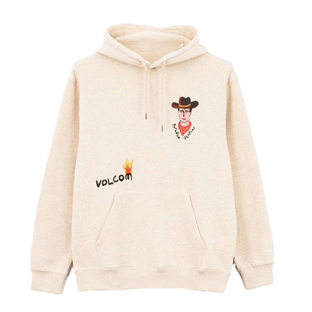 VOLCOM FA MICKEY MASON HOODIE DUST HEATHER L