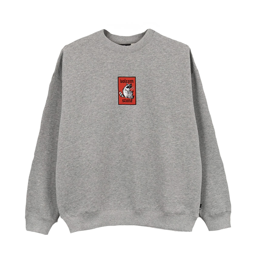 VOLCOM ROCKOUT CREW HEATHER GREY L