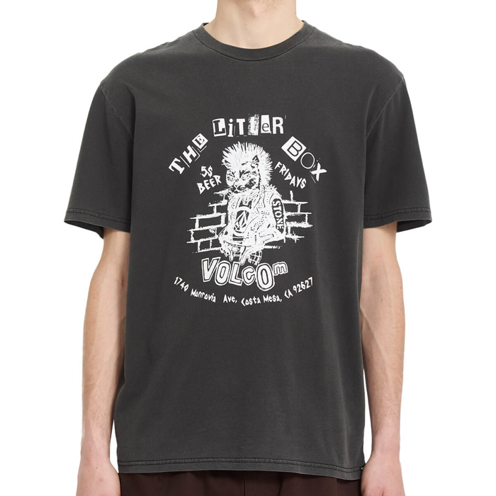 VOLCOM PUNKAT PW T-SHIRT BLACK L