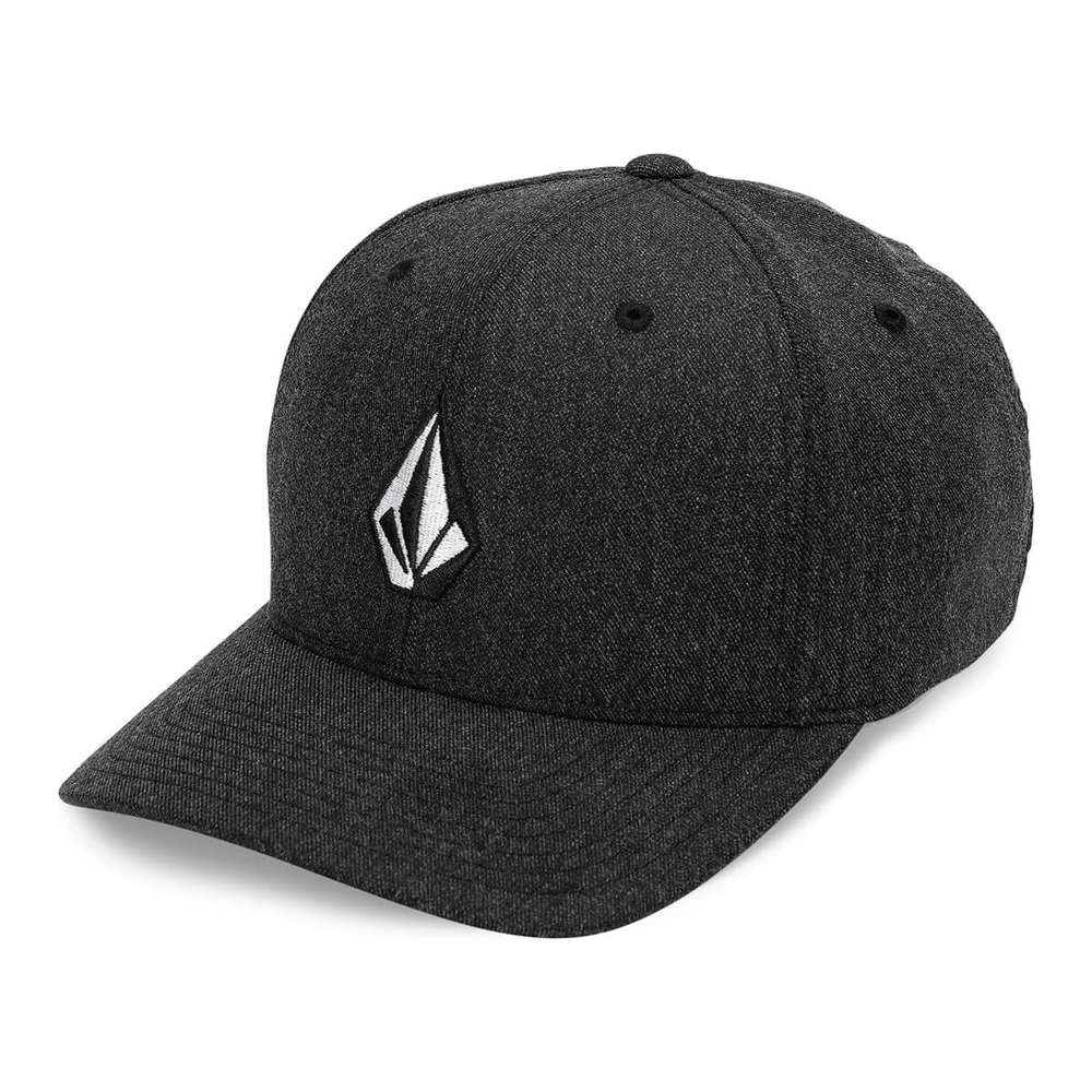VOLCOM FULL STONE HTHR FLEXFIT HAT CHARCOAL HEATHER L/XL