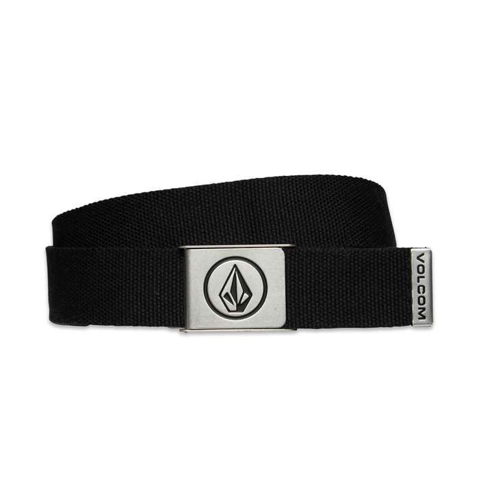 VOLCOM CIRCLE WEB BELT BLACK UNI