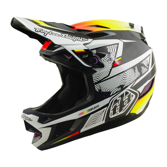 TROY LEE DESIGNS D4 CARBON HELMET LINED UP BLACK M