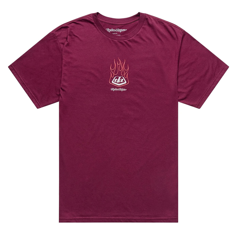 TROY LEE DESIGNS FLAME2 T-SHIRT FLAME2 SANGRIA S