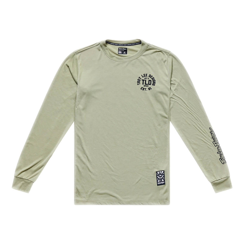 TROY LEE DESIGNS SKYLINE RIDE SHORT SLEEVE TEE STAMPS SAGE M