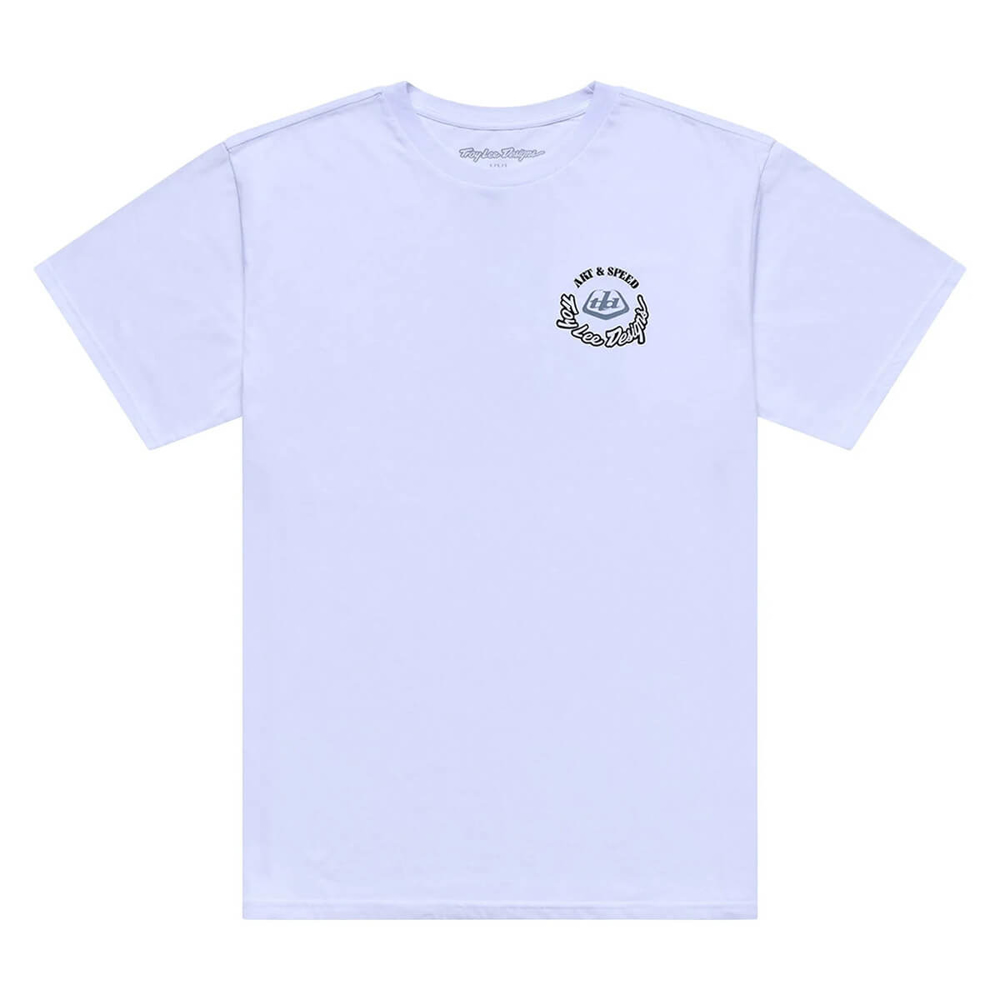 TROY LEE DESIGNS CARB CLUB T-SHIRT CARB CLUB WHITE S