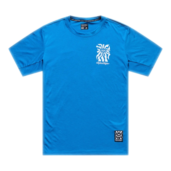 TROY LEE DESIGNS SKYLINE RIDE SHORT SLEEVE TEE ONE EYE AERO BLUE L