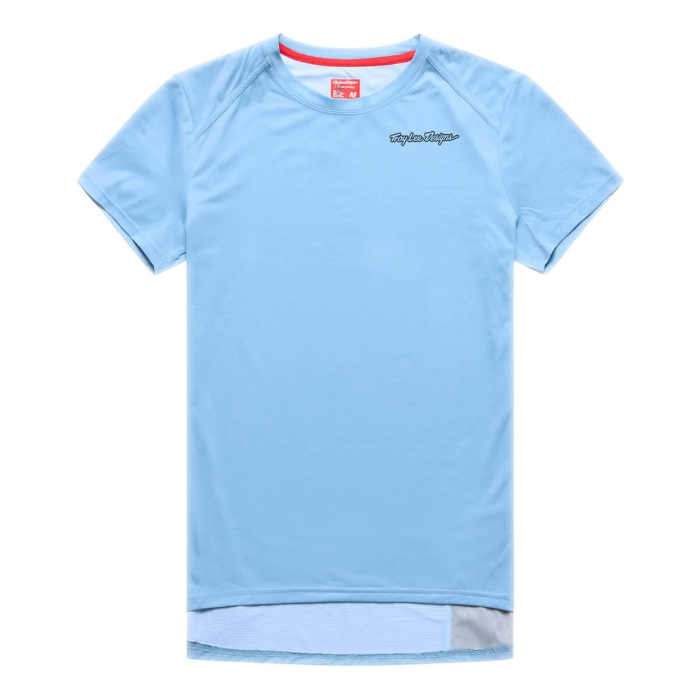 TROY LEE DESIGNS WOMENS LILIUM PRO SHORT SLEEVE JERSEY MONO DAWN BLUE M
