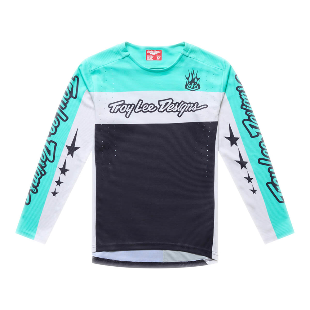 TROY LEE DESIGNS YOUTH SPRINT PRO JERSEY YO MOTO CARBON S