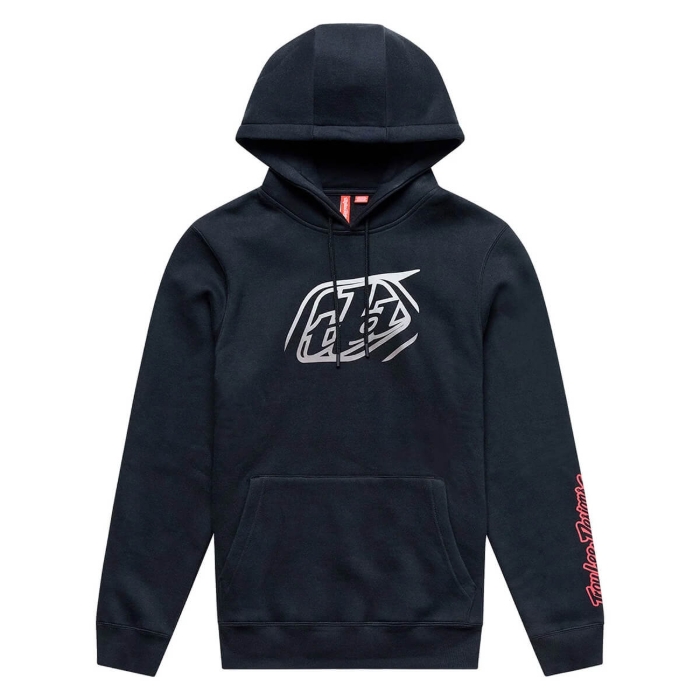 TROY LEE DESIGNS BADGE PULLOVER HOODIE BADGE BLACK / GRAY M