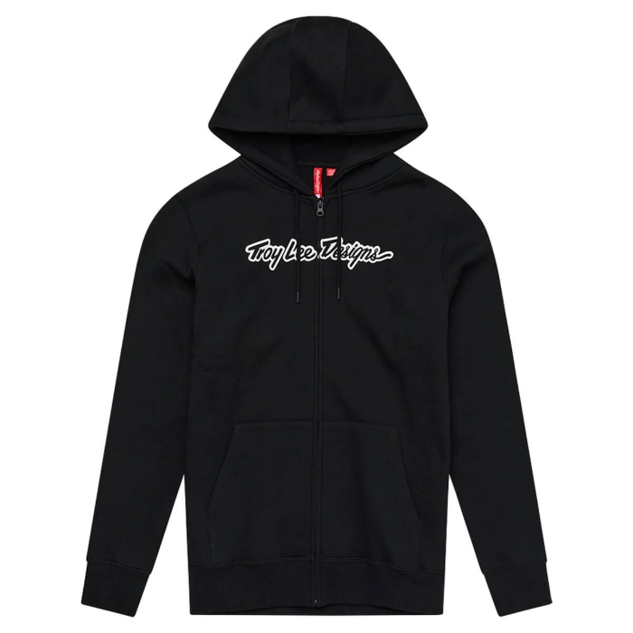 TROY LEE DESIGNS SIGNATURE ZIP UP HOODIE SIGNATURE BLACK M