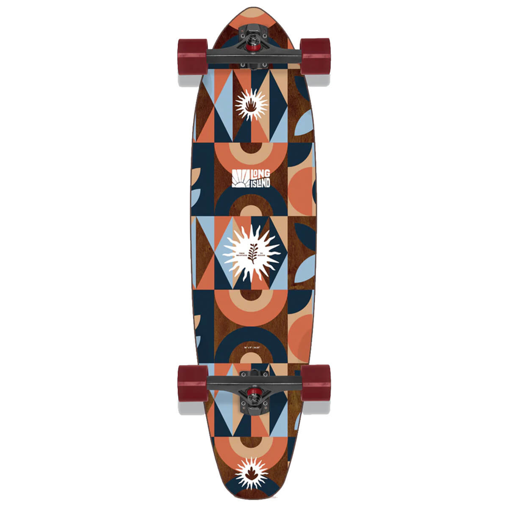LONG ISLAND SOIL 36 KICKTAIL LONGBOARD COMPLETE 36"