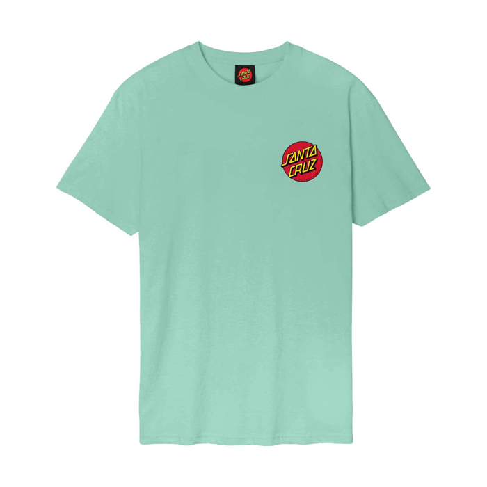 SANTA CRUZ CLASSIC DOT CHEST T-SHIRT MINT S