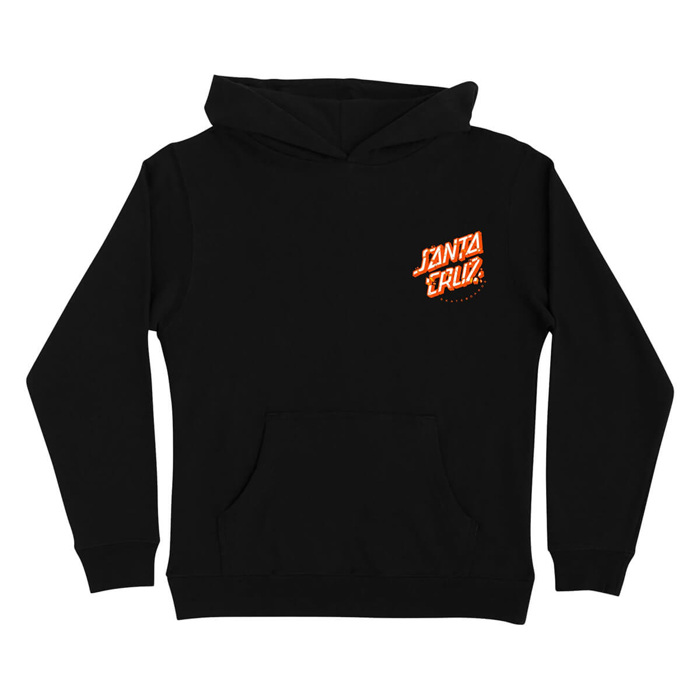 SANTA CRUZ YOUTH ROSKOPP SCREAMING FIVE HOOD BLACK 6-8